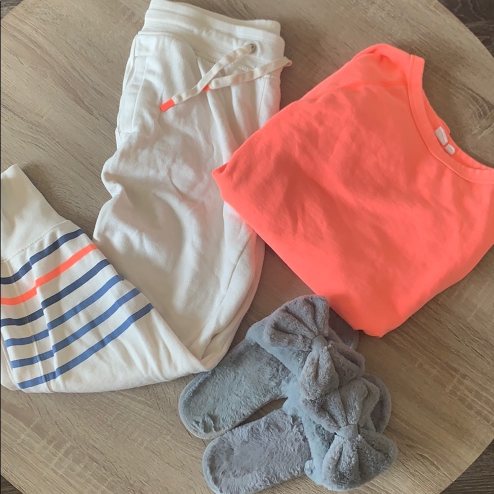 Neon Stripe Sweatpants